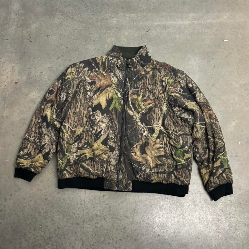 Crazy Vintage Camo Remington 80s Mossy Oak Heavyweight Big Jacket